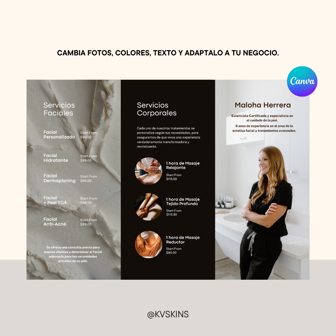 Template Digital: Brochure para negocio